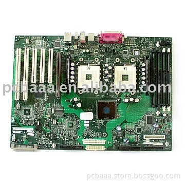 PCB production and PCB  assembly with double CPU